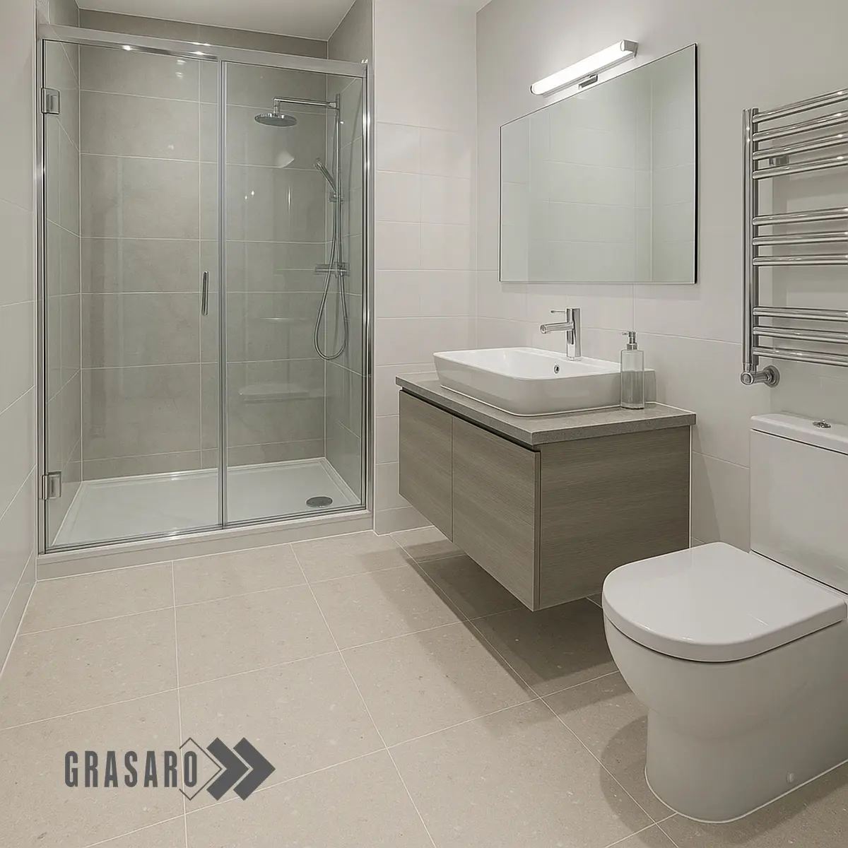 Изображение товара Керамогранит Grasaro Granella G-43/MR 600x600 Матовый бетон Россия