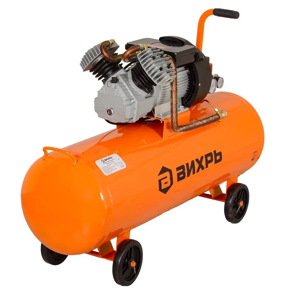 Изображение товара Компрессор Вихрь 74/3/9 мощностью 2500 Вт 100 л 400 л/мин