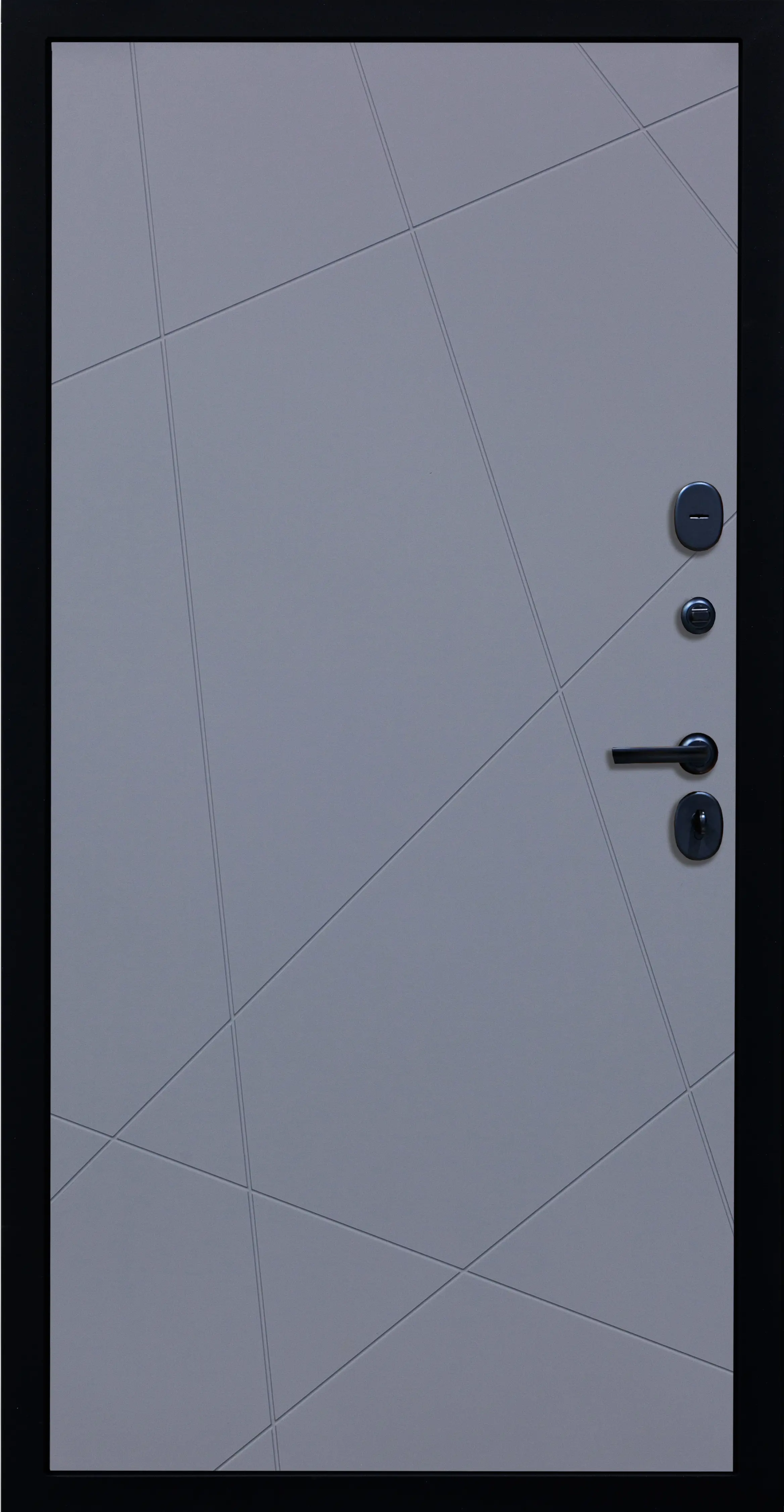 Изображение товара Входная дверь Diva ДХ-46 205x86см правый черный кварц с утеплением надежная взломостойкая