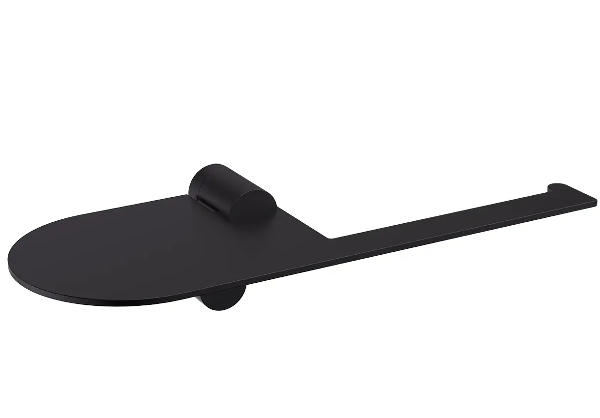 Изображение товара Бумагодержатель с полочкой для телефона RAGLO ЧЁРНЫЙ R300.03.06