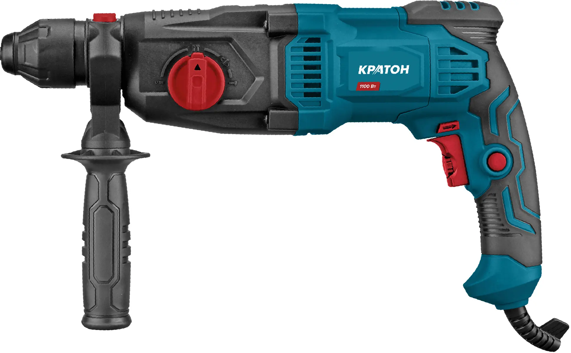 Изображение товара Перфоратор сетевой SDS Plus Кратон RHE-1100-26, 1100 Вт, 3 Дж