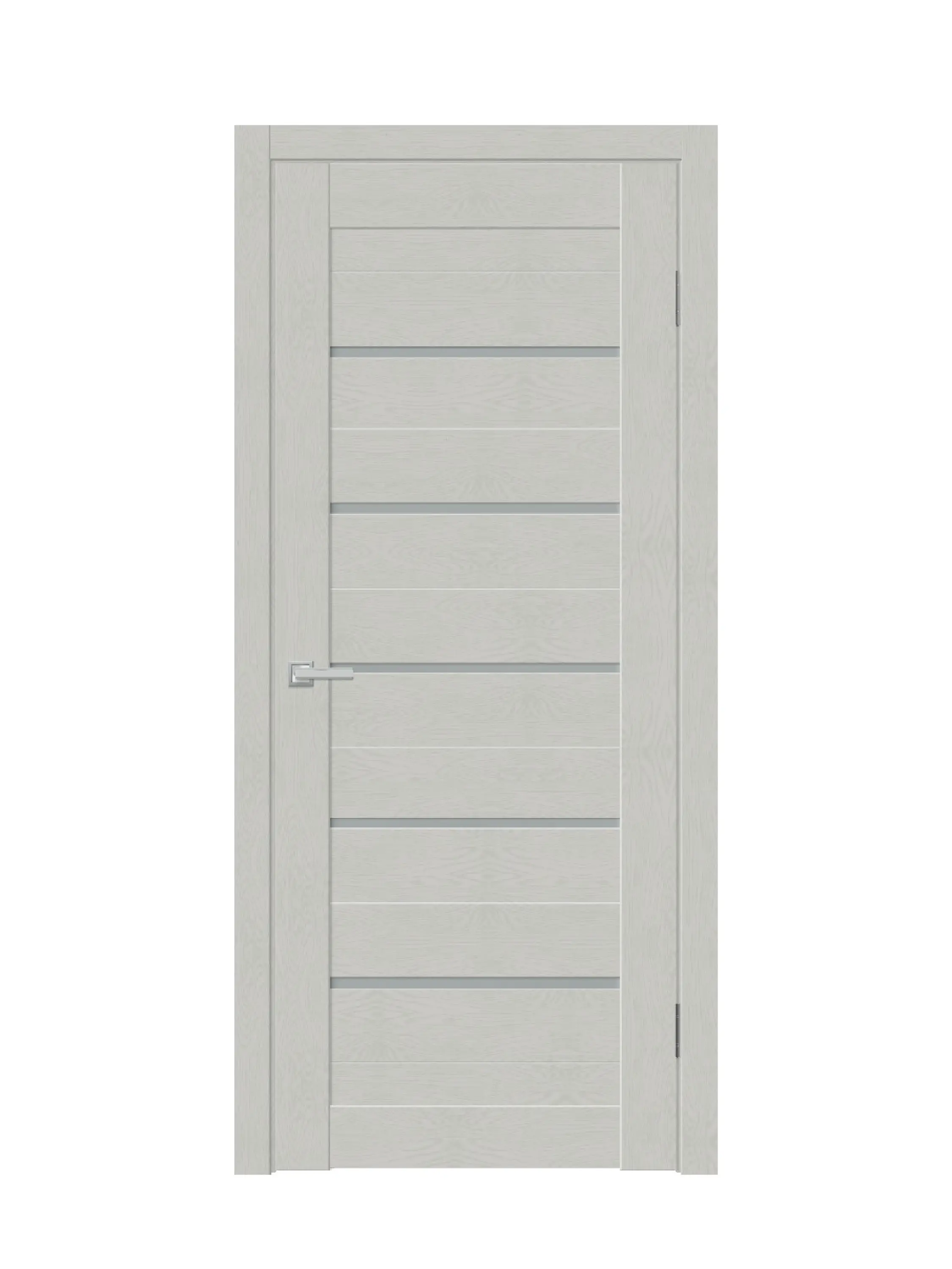 Изображение товара Межкомнатная дверь Velldoris Xline 15 остекленная 200x90см серый МДФ