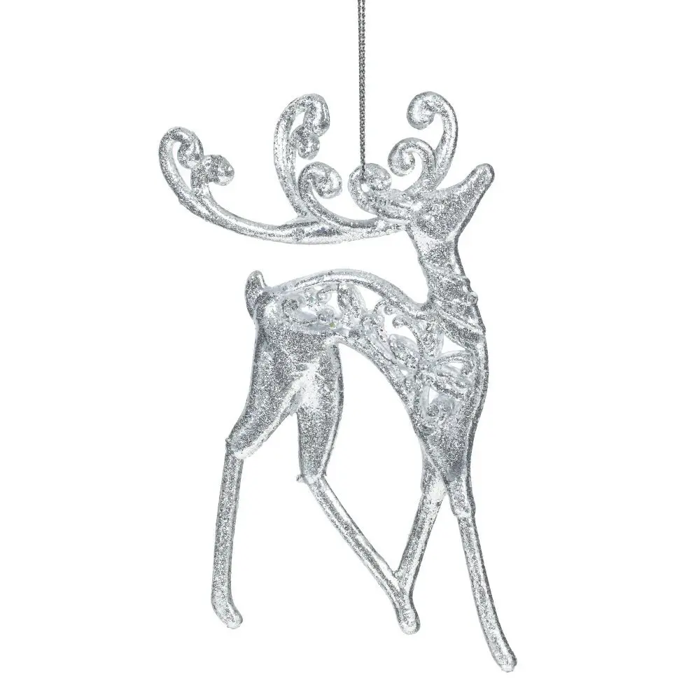 Изображение товара Елочная игрушка 762282 12.5 см x 2 см серый/серебристый