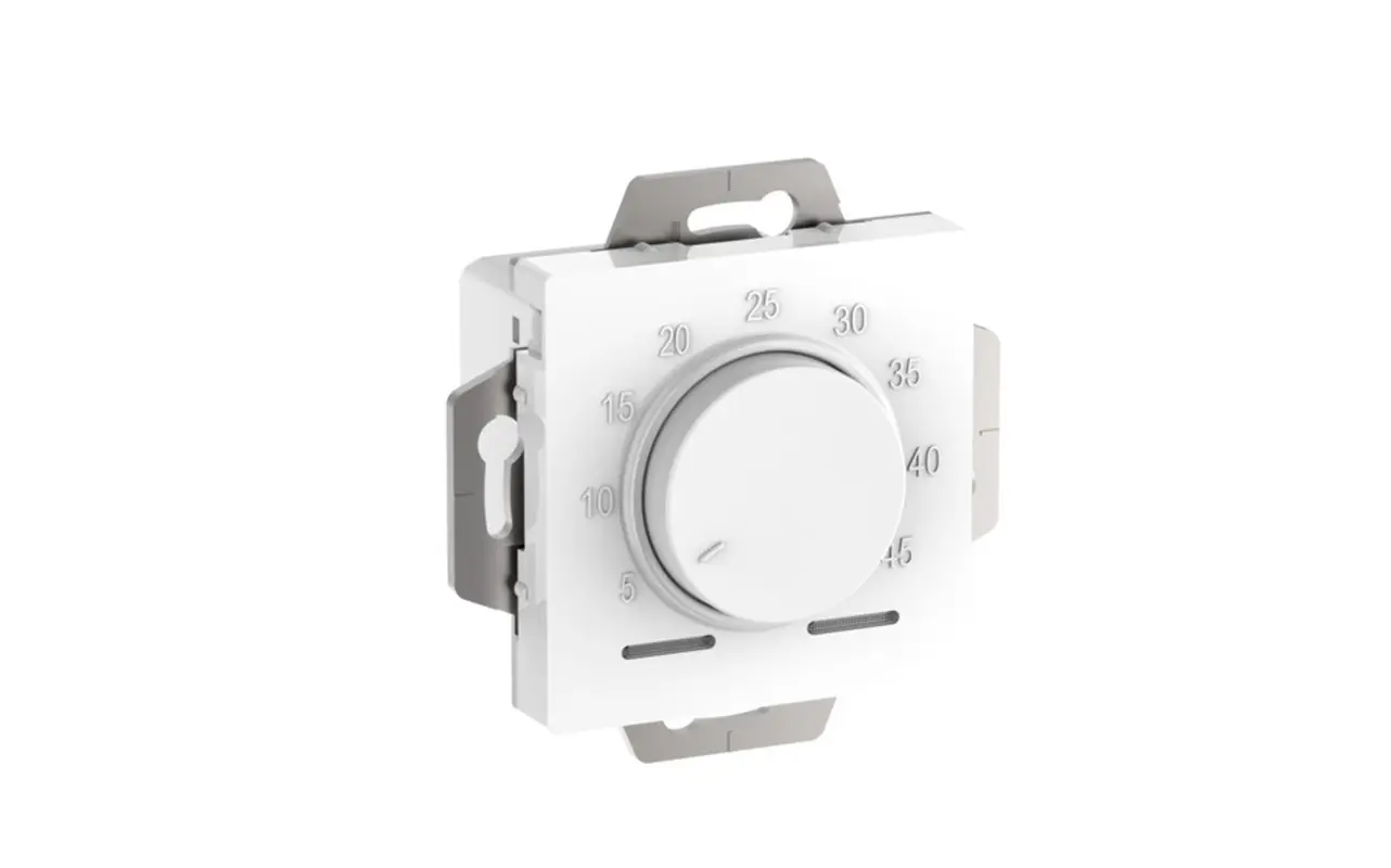 Изображение товара Терморегулятор для теплого пола Systeme Electric AtlasDesign электронный белый цена 9883 рублей