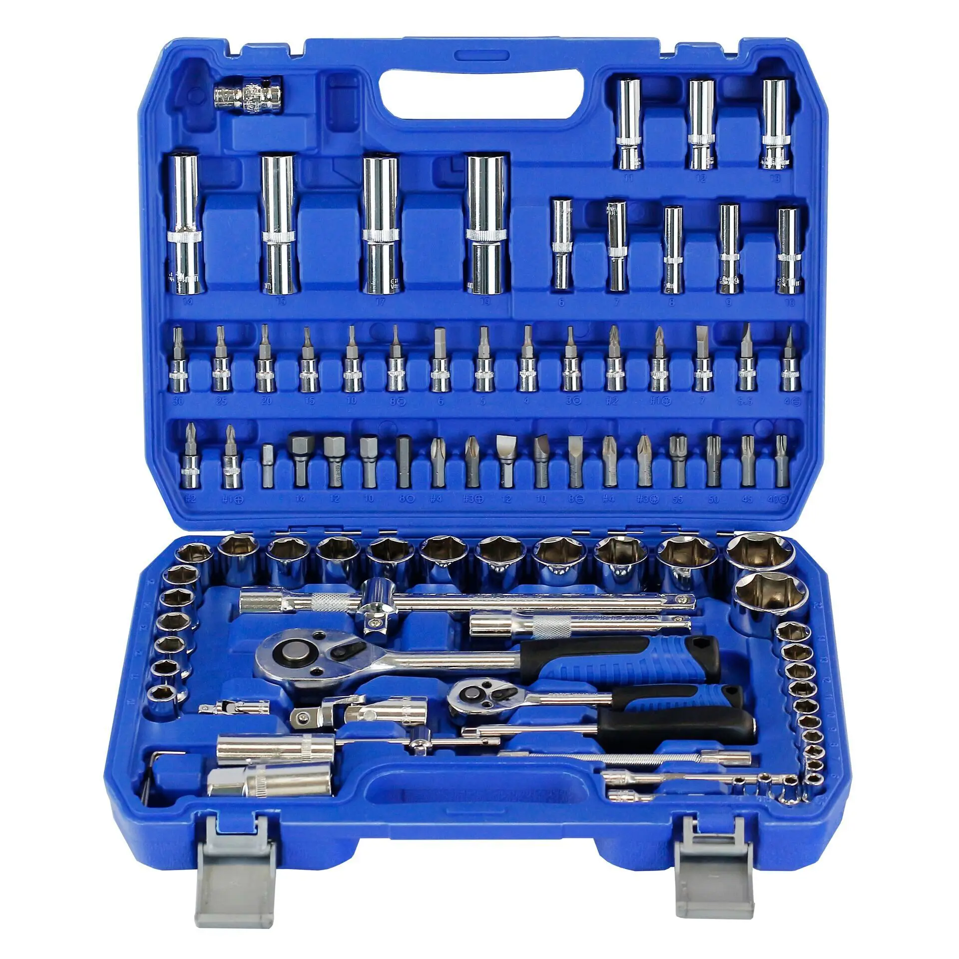 Изображение товара Набор инструментов JBR-94 94 предмета профессиональный для автомобиля и дома с кейсом