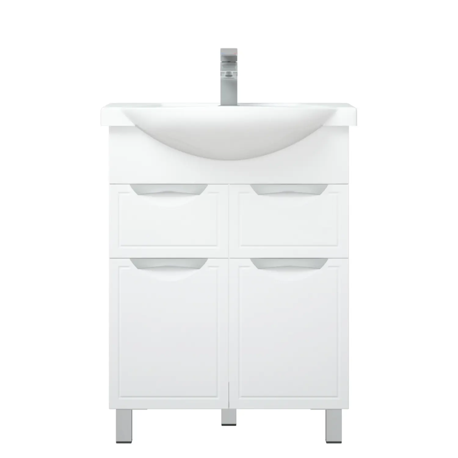 Изображение товара Тумба под раковину подвесная Corozo SD-00001712 61.5см цвет белый