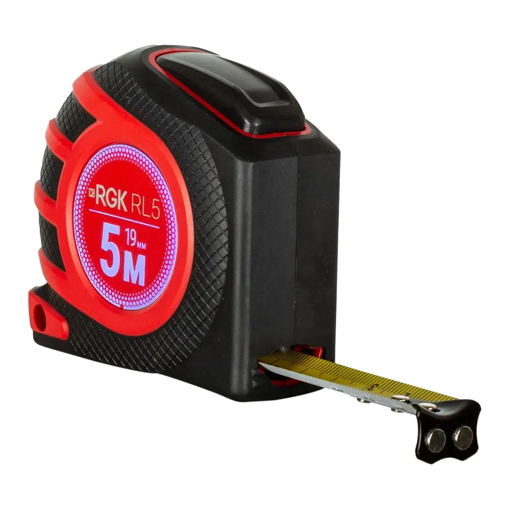 Изображение товара Рулетка RGK RL5 магнитная двухсторонняя 5 м с автоблокировкой