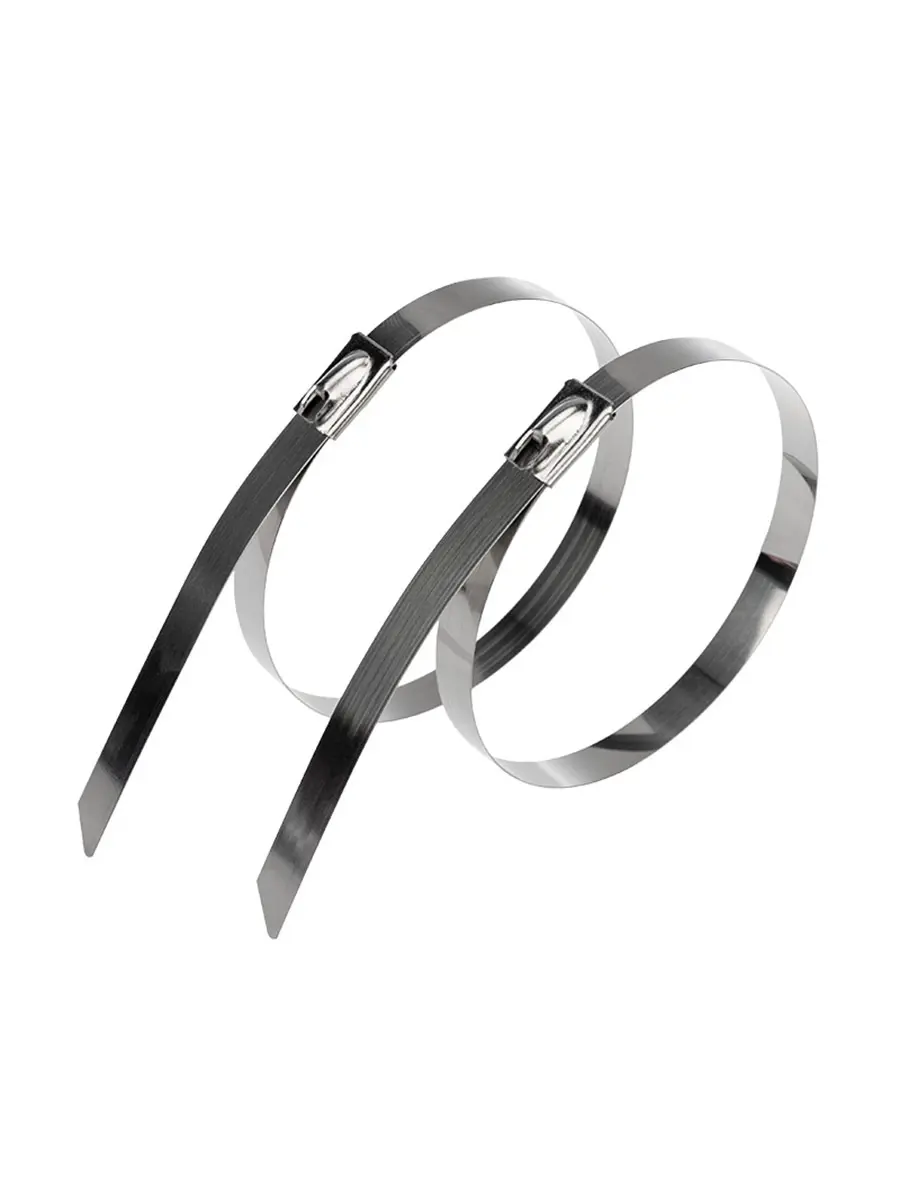 Изображение товара Стальной хомут Rexant 07-0528 520x4.6 мм 50 шт нержавеющая сталь