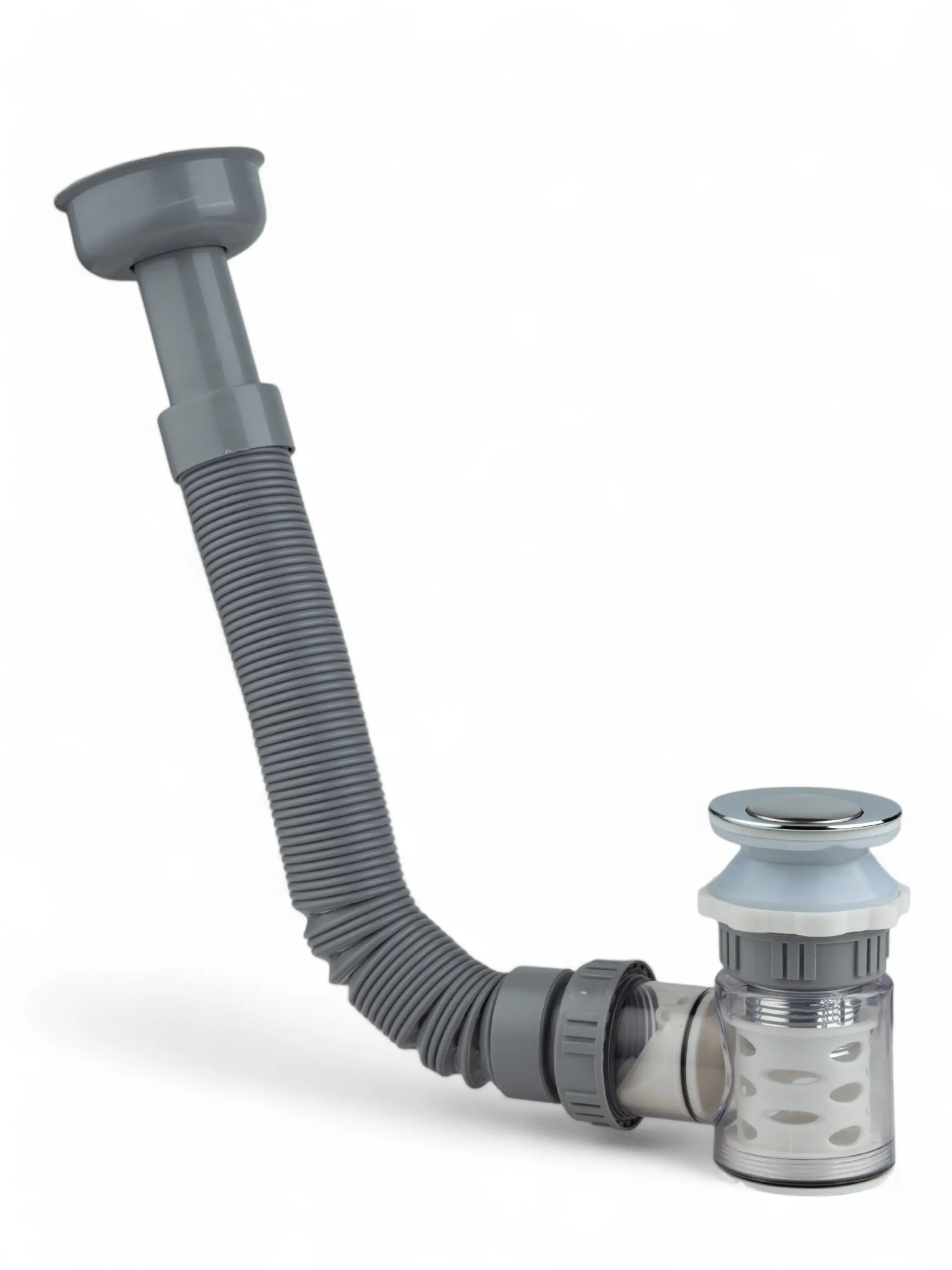 Изображение товара Сифон для раковины Do.korona D40 мм хром DK-475