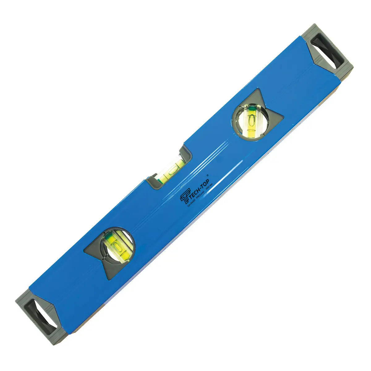 Изображение товара Уровень пузырьковый Tech-Top 54877 3 глазка 400 мм высокоточный магнитный