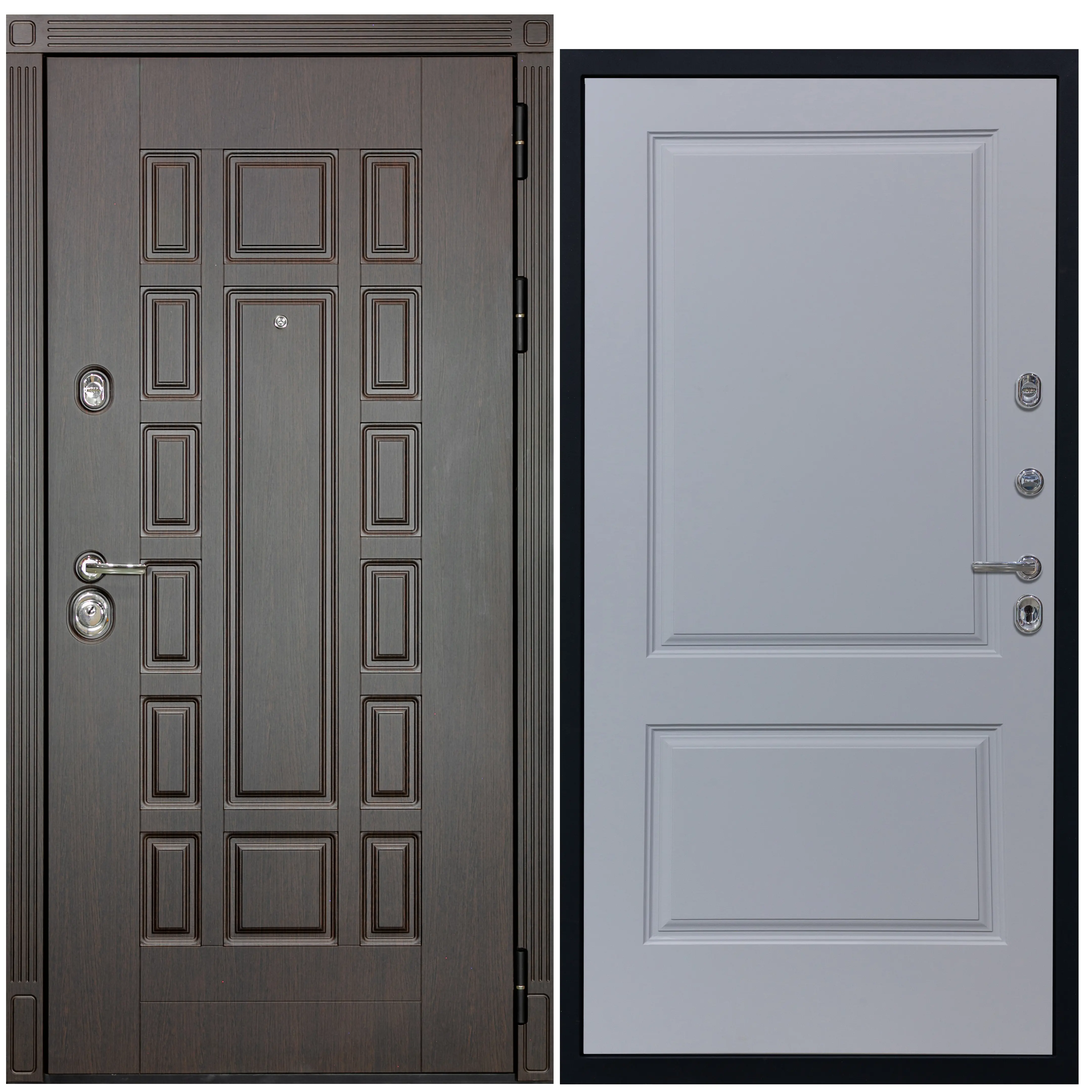 Изображение товара Входная дверь Diva ДХ-53 205x86см правый венге/Д7 силк маус надежная стальная дверь