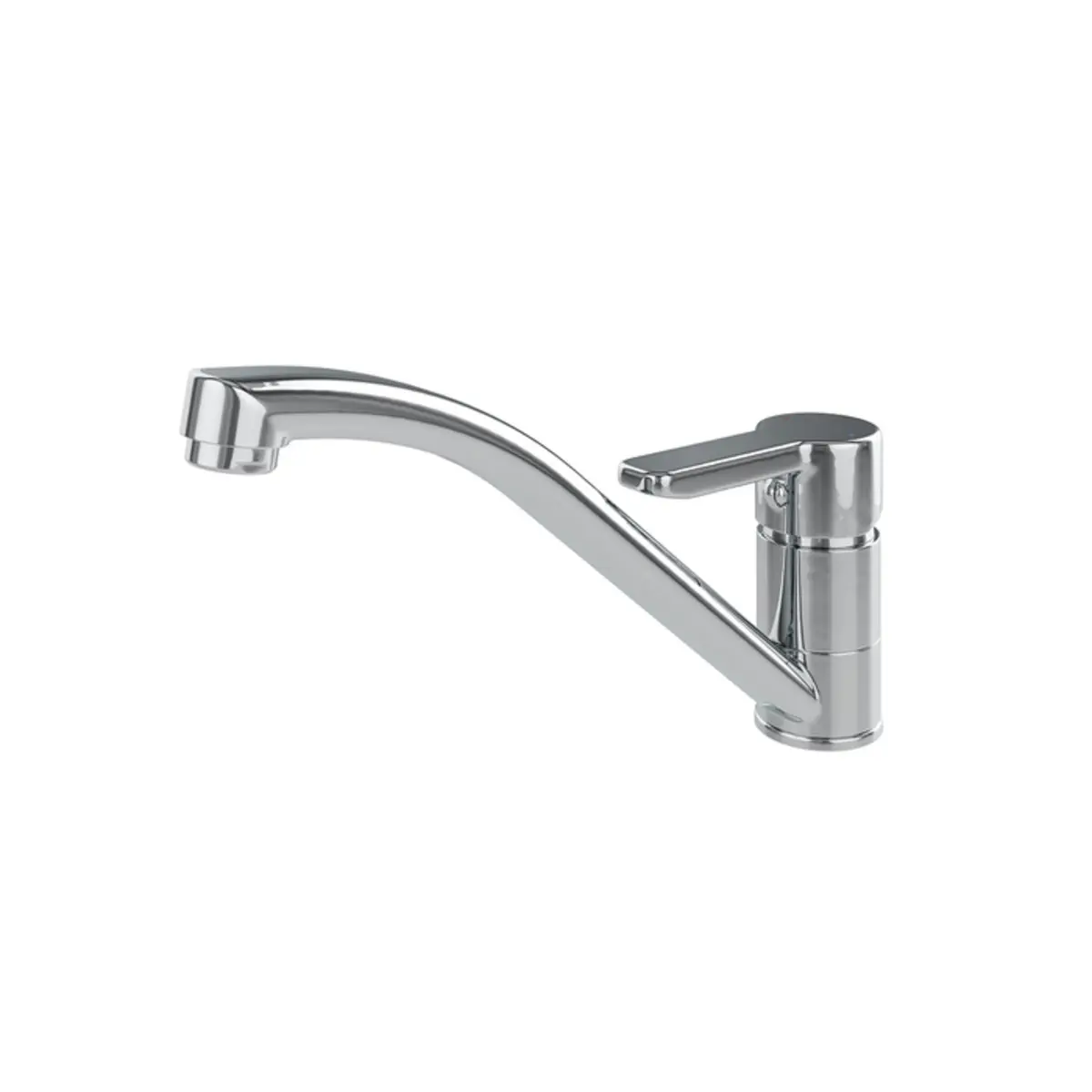 Изображение товара Смеситель для кухни Iddis Sena поворотный излив 12.5 см цвет черный