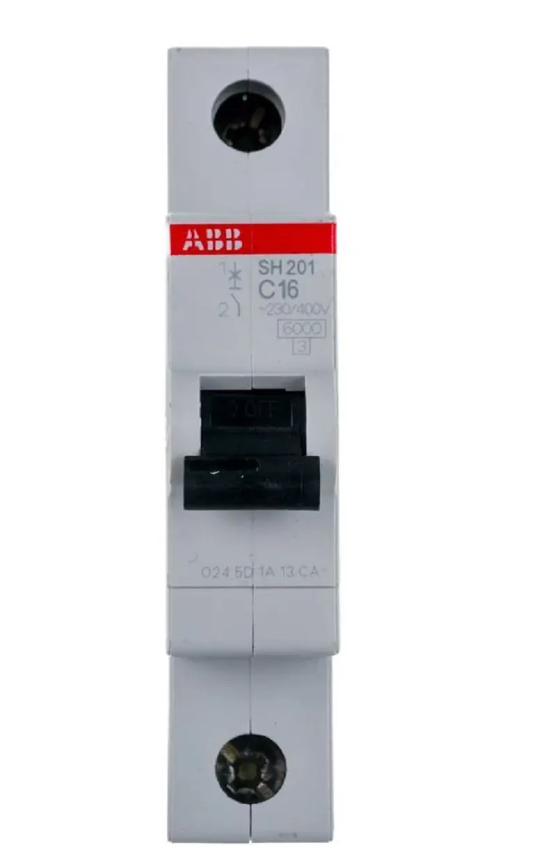 Изображение товара Автоматический выключатель ABB SH200 1P C16 А 6 кА Германия