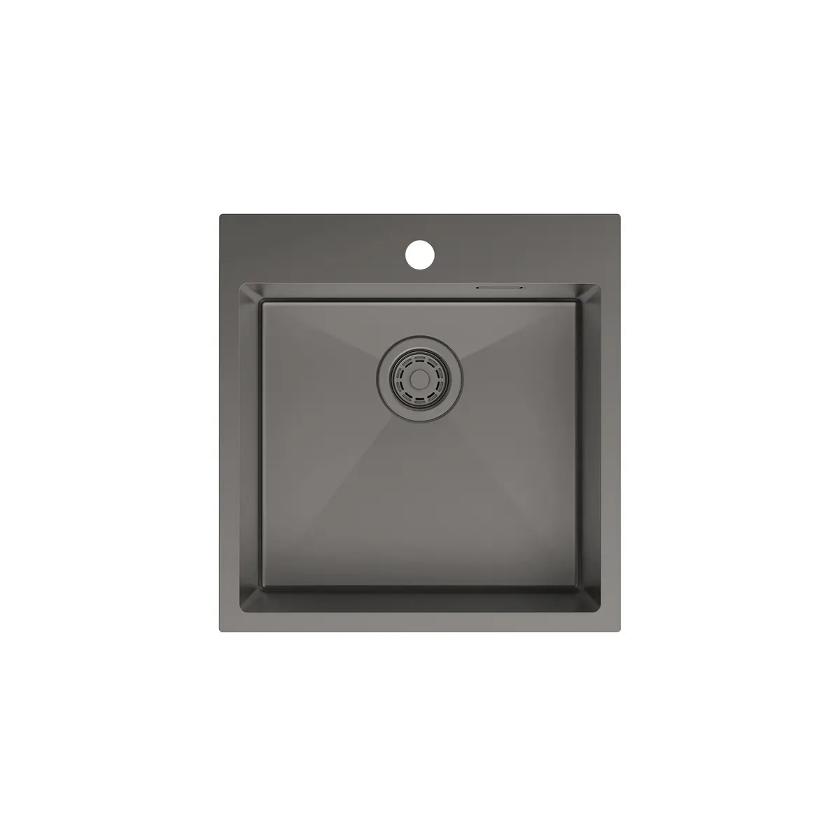 Изображение товара Мойка для кухни Iddis HAZ49GMi77 51x49 см графит нержавеющая сталь