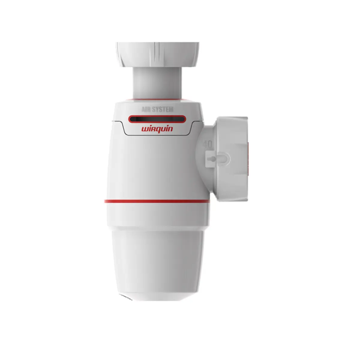 Изображение товара Сифон для мойки Wirquin D40 мм белый инновационный бутылочный