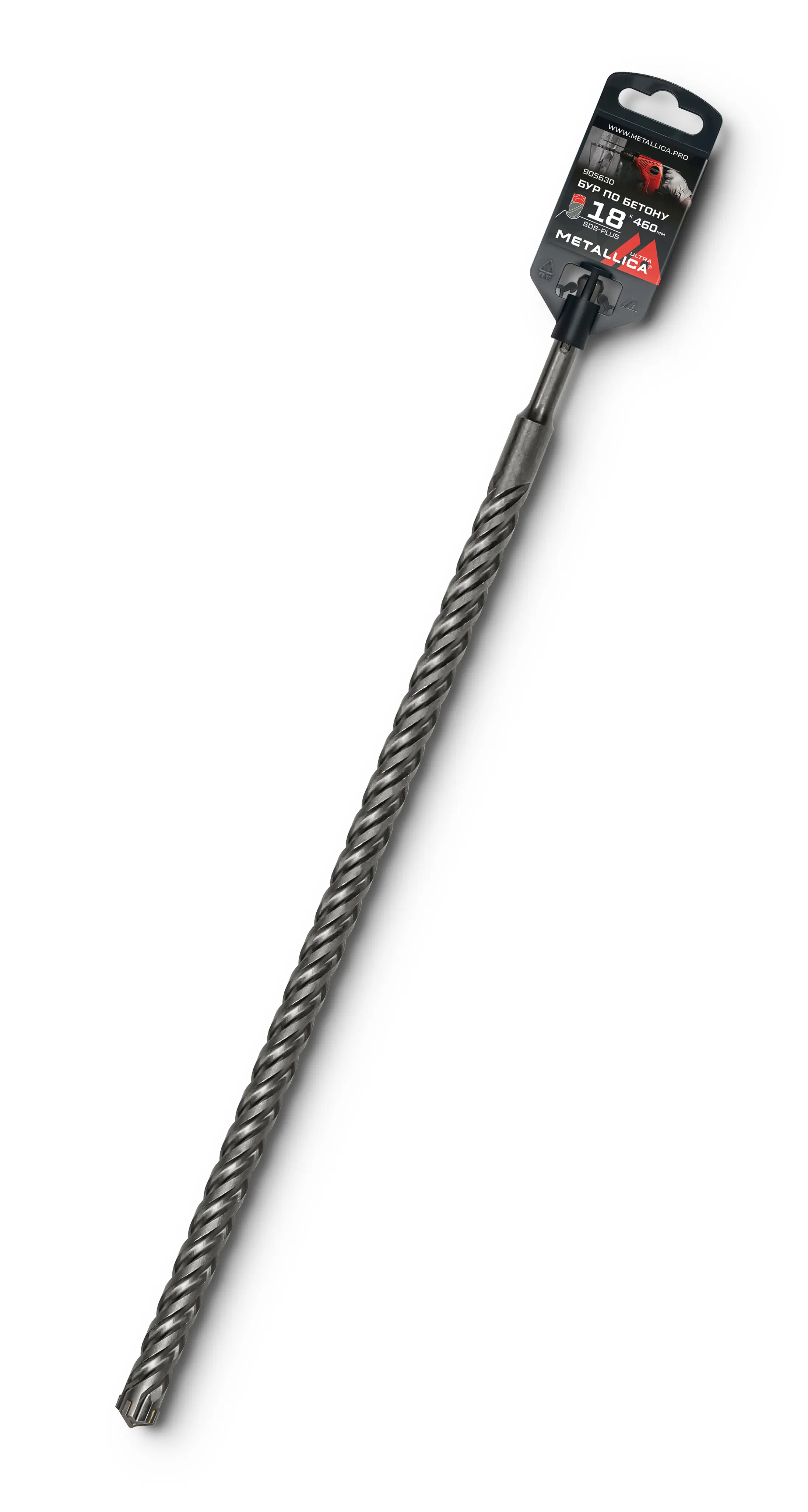 Изображение товара Бур по железобетону SDS Plus Metallica 905630 18x460 мм