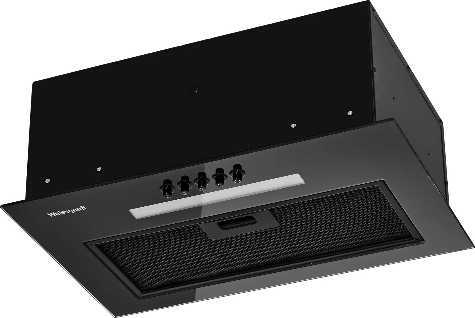 Изображение товара Встраиваемая вытяжка Weissgauff Aura 450 BL 450830 44.6 см цвет черный