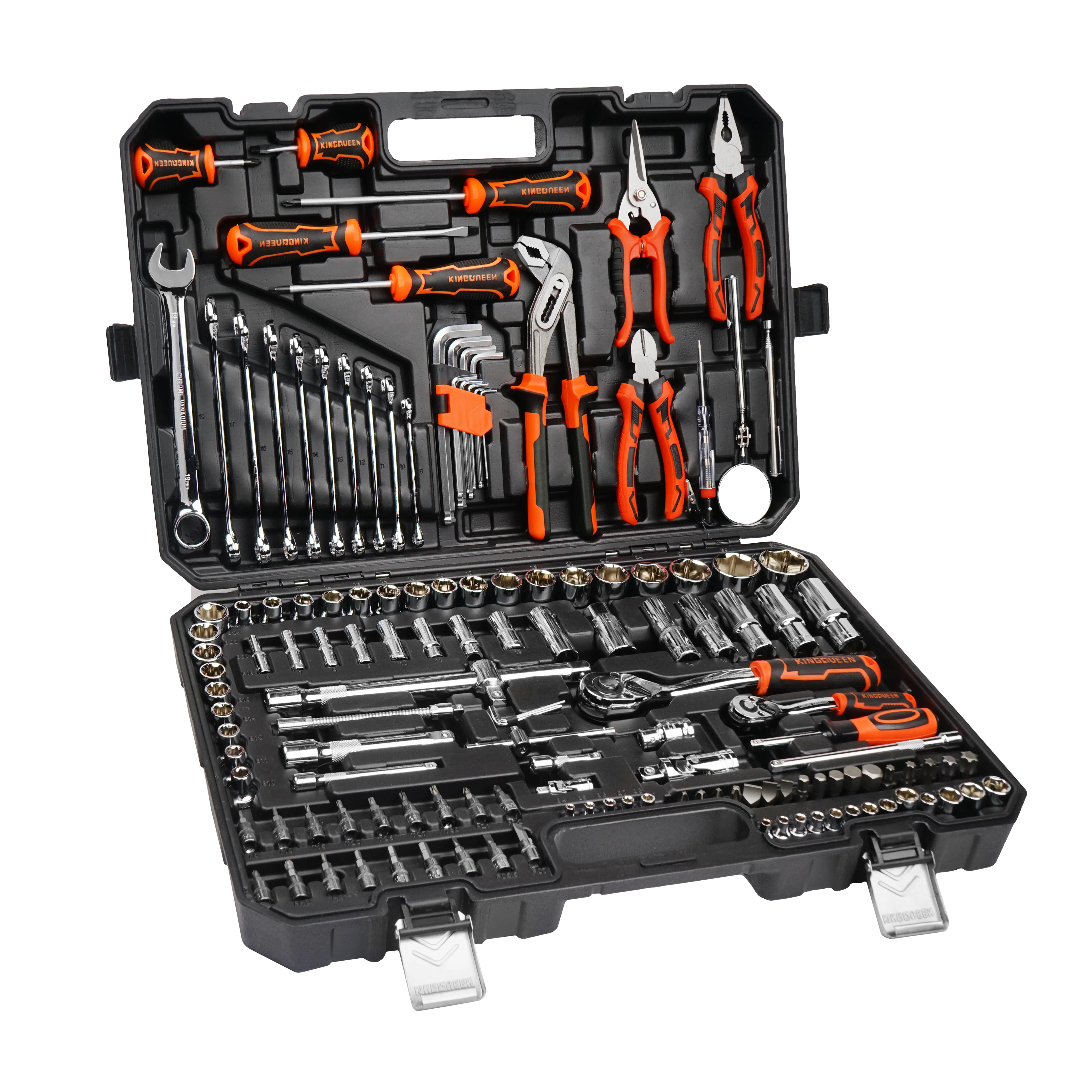 Изображение товара Набор инструментов KINGQUEEN WIB-90011 142 предмета для авто ремонта и монтажа