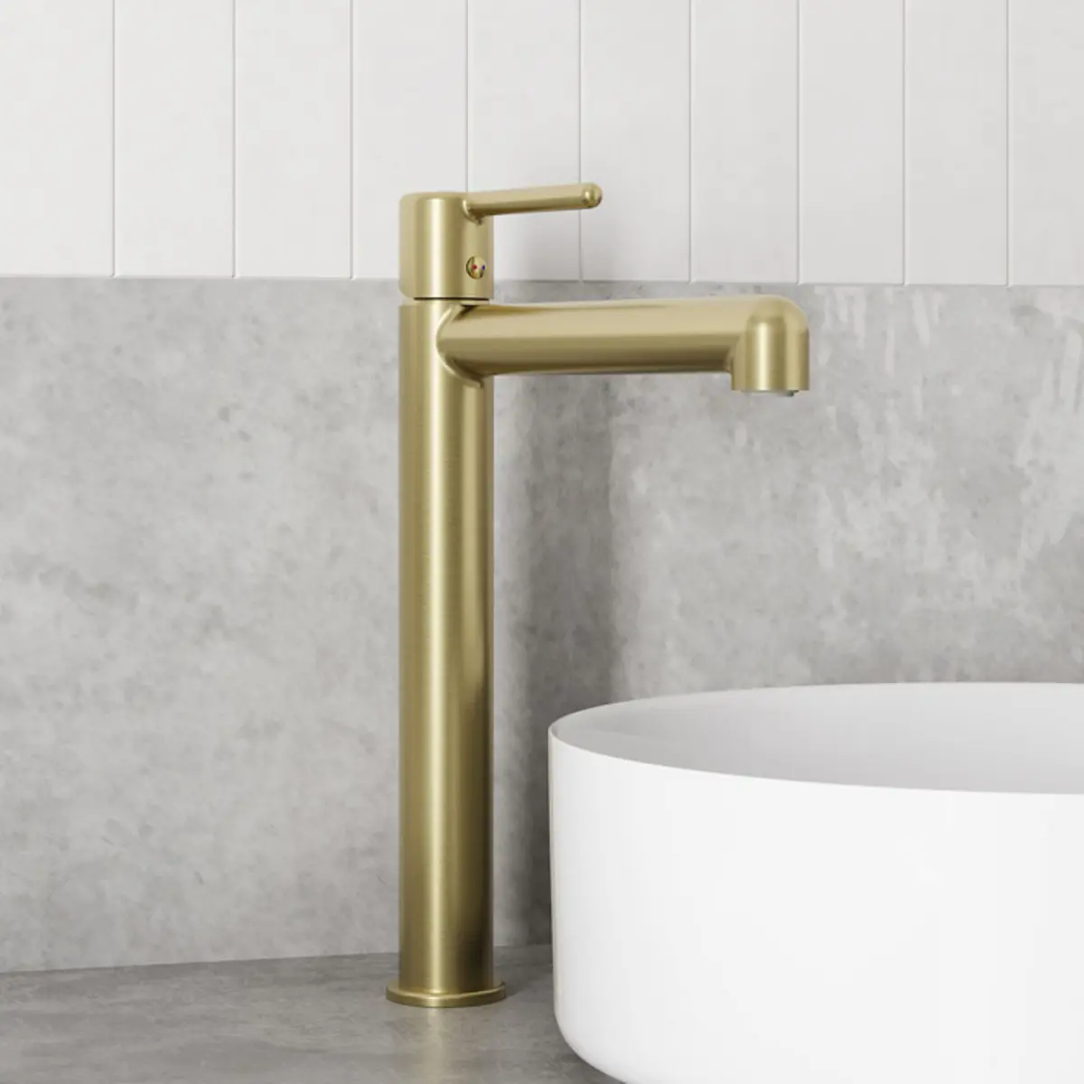 Изображение товара Смеситель для раковины IDDIS Aiger AIGMG01i01 стационарный цвет матовое золото