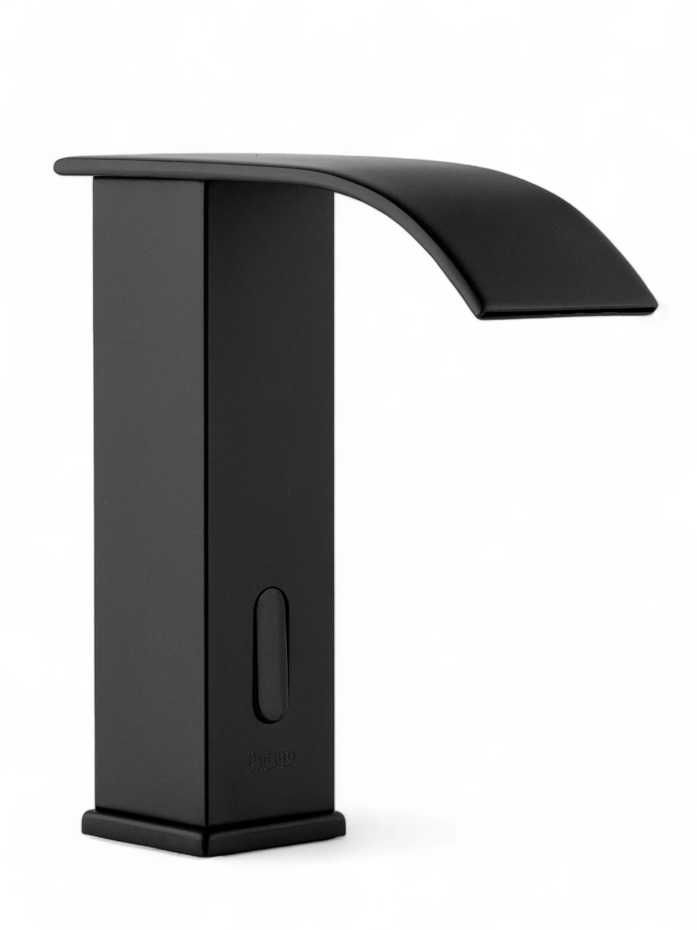 Изображение товара Смеситель для раковины POTATO сенсорный с каскадным изливом и литым корпусом цвет черный матовый