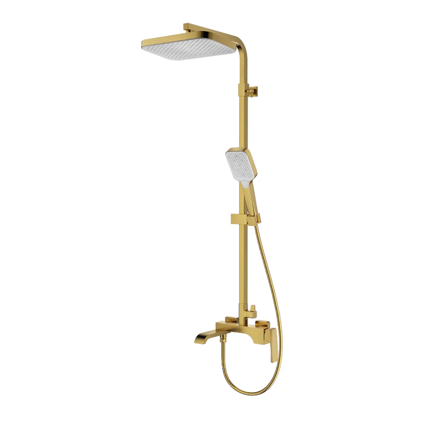 Изображение товара Душевая система RAGLO R02.24.03 однорычажный смеситель цвет матовое золото