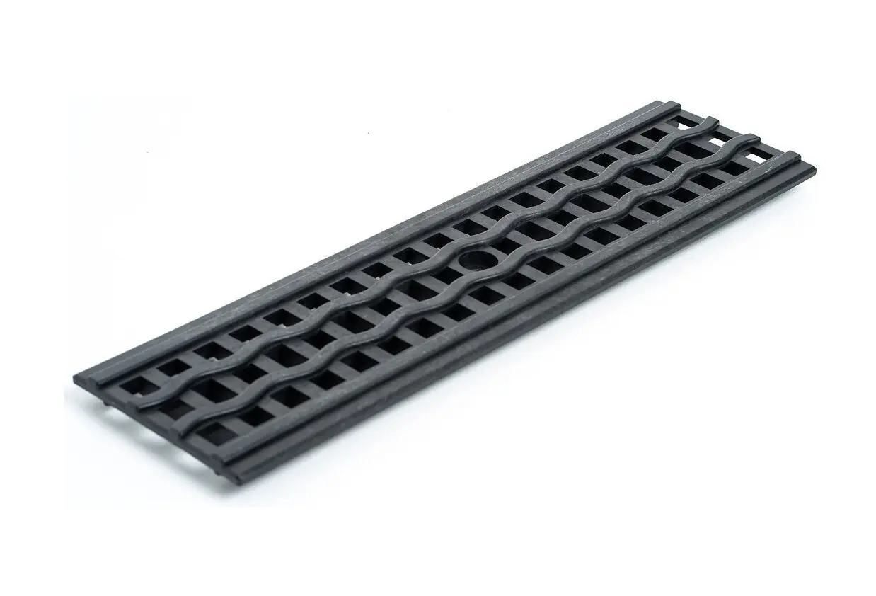 Изображение товара Решётка лотка водосточного Aquadrenag Standart 500x138x17мм черный