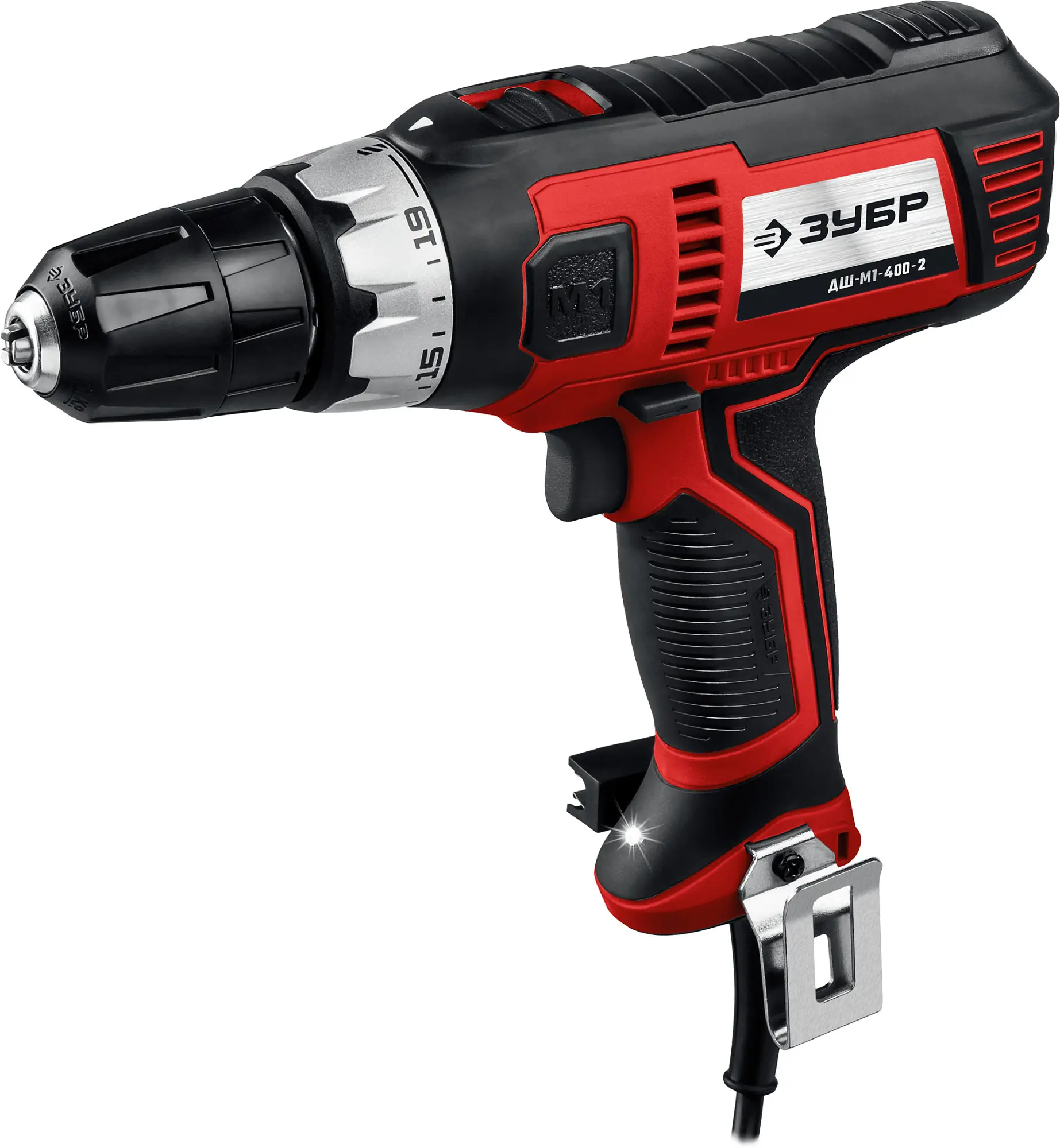 Изображение товара Дрель-шуруповерт Зубр ДШ-М1-400-2 сетевой 400 Вт 2 скорости