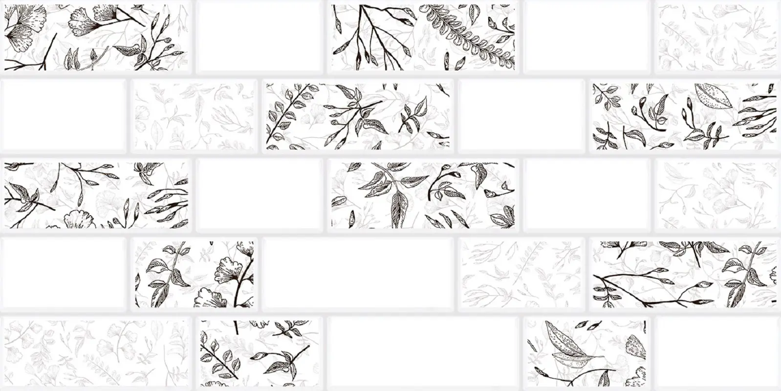 Изображение товара Керамическая плитка Керамин Мирабель CDB00020364 30x60см 1.98 м² цвет белый