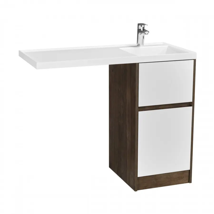 Изображение товара Тумба под раковину напольная Aquaton 1A2670K2LHDY0 42см цвет коричневый