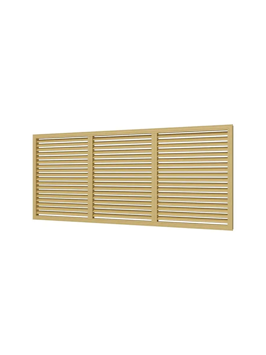 Изображение товара Решетка вентиляционная Эра П60150Р беж 600x1500 мм из пластика для внутреннего использования