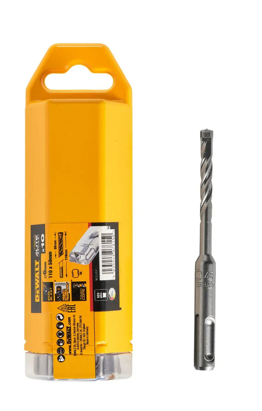 Изображение товара Бур по бетону Dewalt DT8955-QZ 6x110 мм, 10 шт