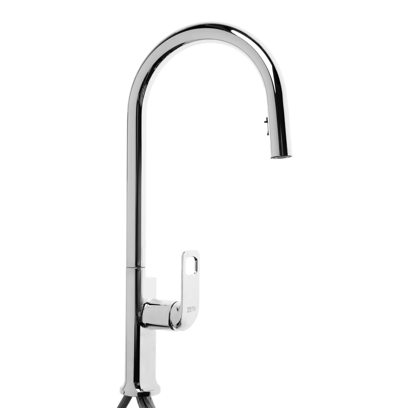 Изображение товара Смеситель для кухни Zein 9932092 поворотный 56 см хром