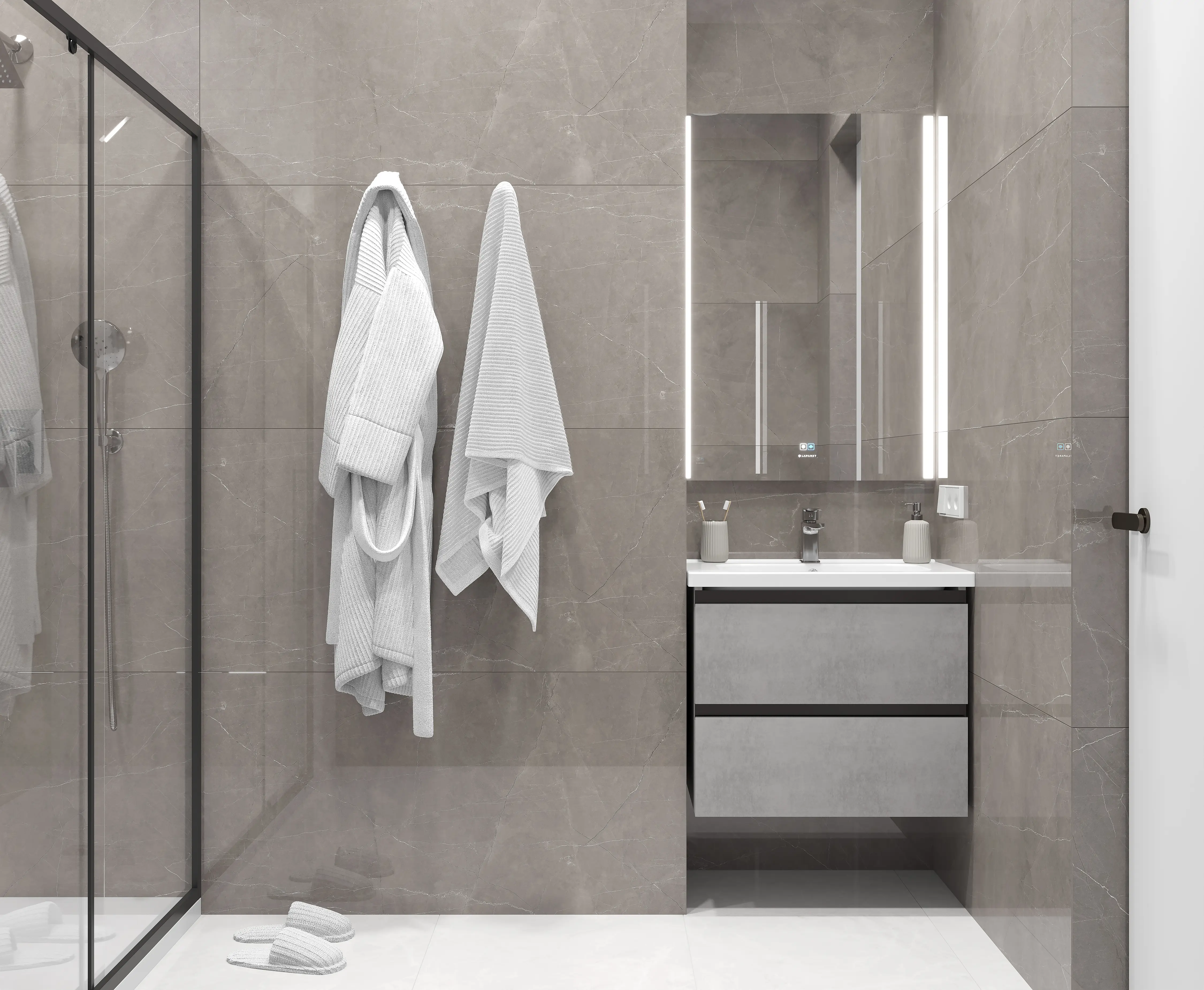 Изображение товара Керамогранит Ceradim Stone micado grey х9999301498 60x120см цвет серый, коричневый