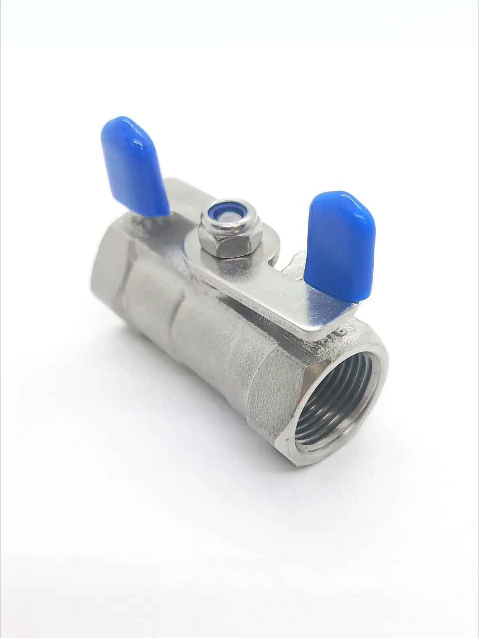 Изображение товара Кран шаровой прямой IFitting BMGB DN27 PN63 3/4" ВР ручка бабочка нержавеющая сталь