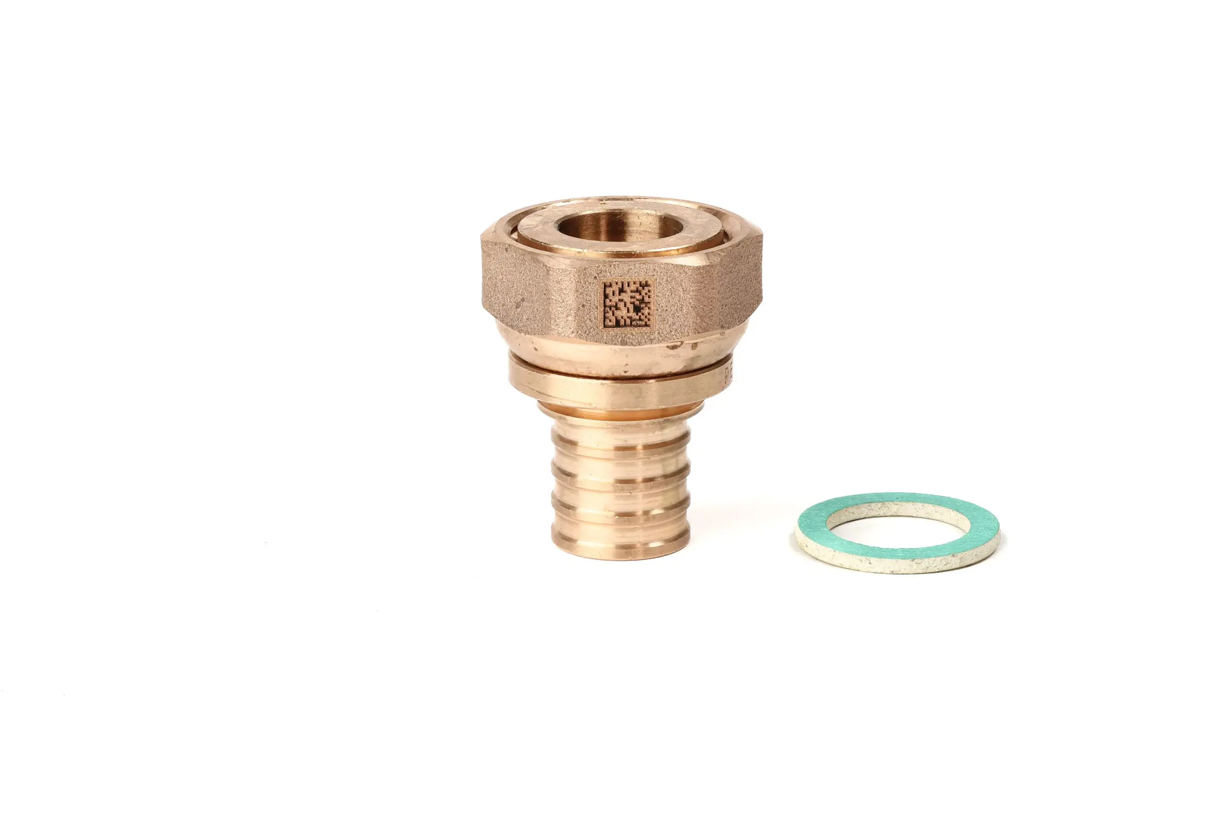 Изображение товара Переходник с накидной гайкой Рехау 3/4"x20 мм ВР бронза