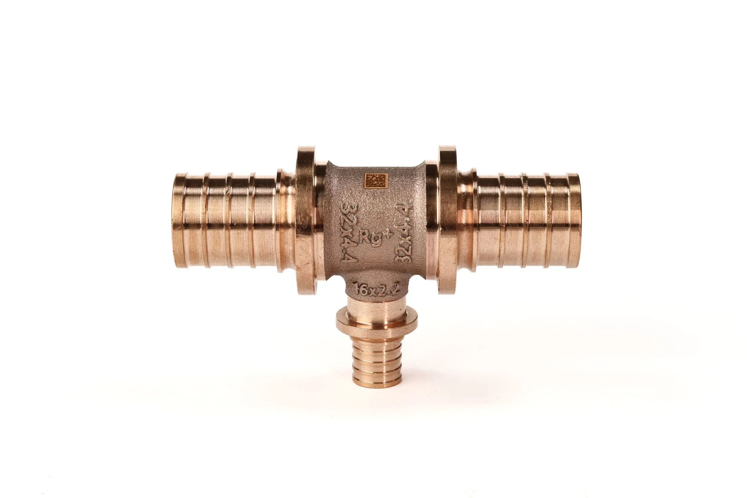 Изображение товара Тройник переходной Рехау 32x16x32 мм бронза для систем водоснабжения