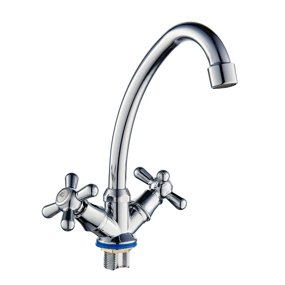 Изображение товара Смеситель для кухни Roegen RP023A поворотный излив 22 см цвет хром