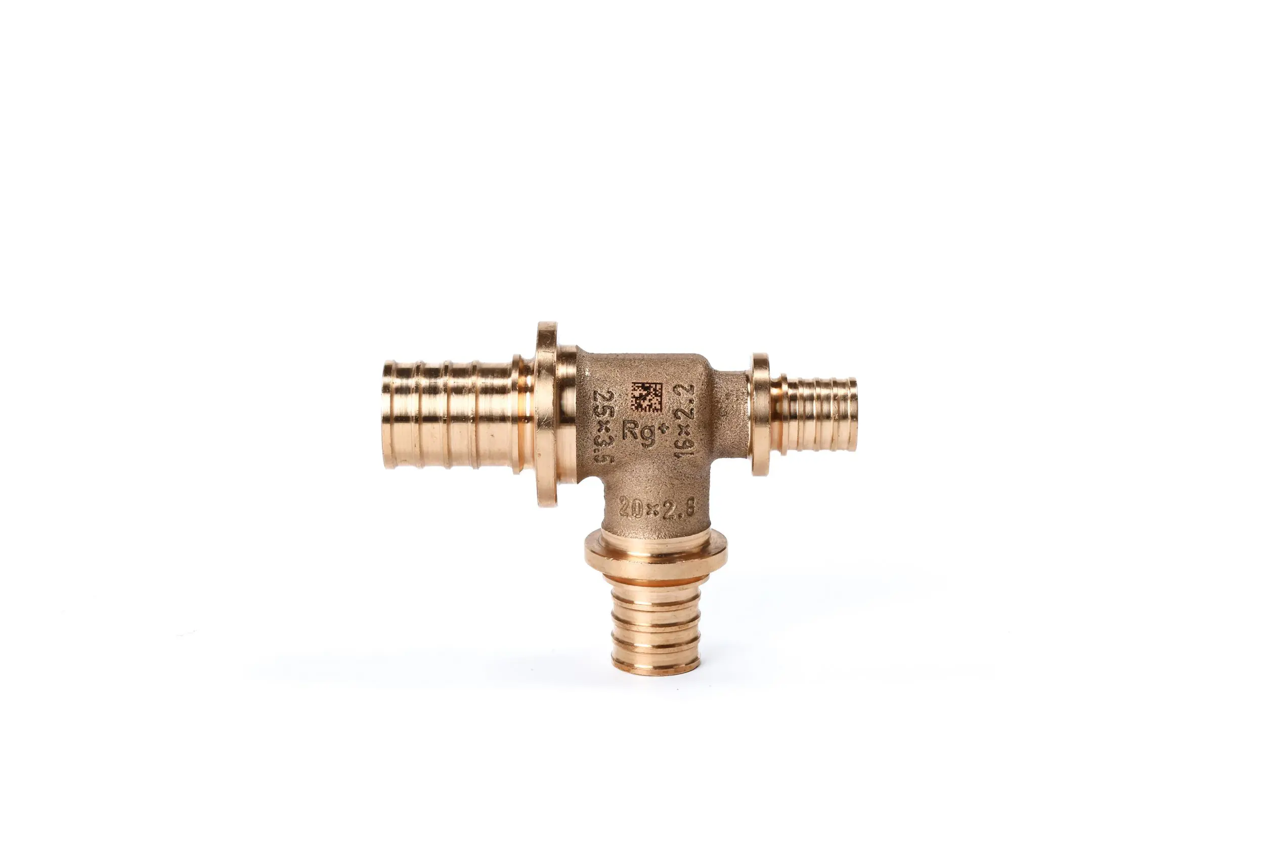 Изображение товара Тройник переходной Рехау 25x20x16 мм бронза для водоснабжения и отопления