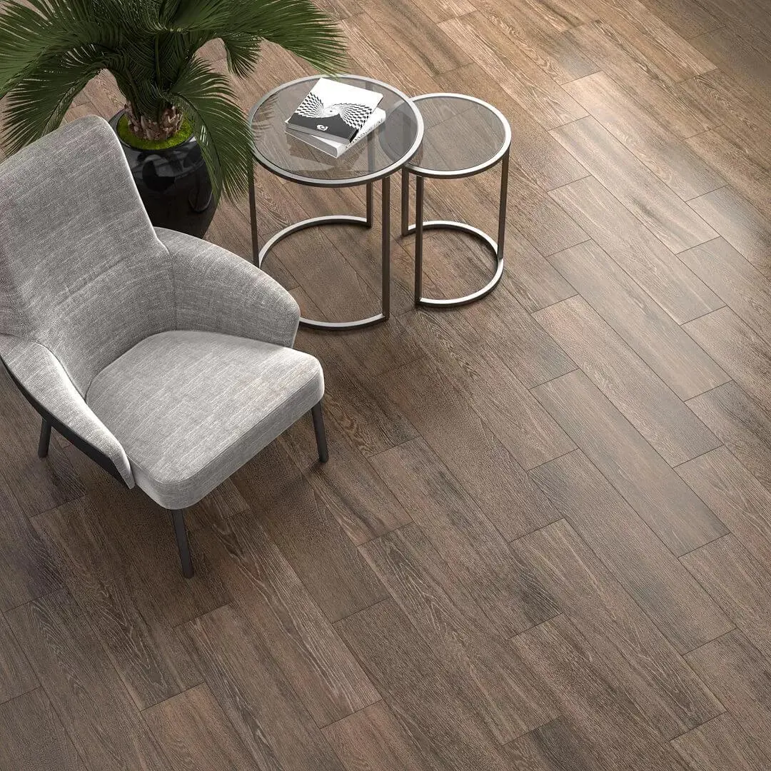 Изображение товара Керамогранит Kerama Marazzi Фрегат 20x80 см коричневый для стен и пола