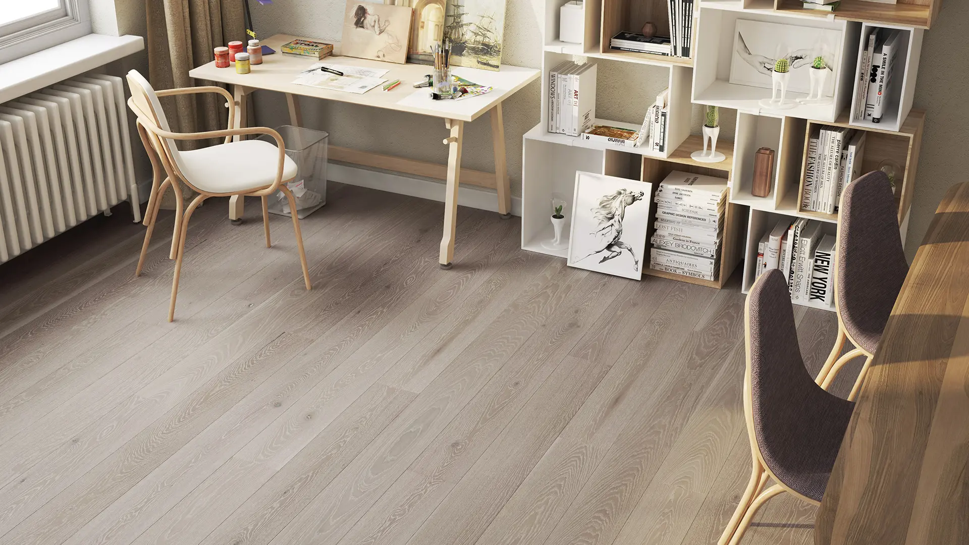 Изображение товара Паркетная доска Barlinek Дуб Cardamomo Grande 14 мм 2.77 м² класс 43 натуральный фаска