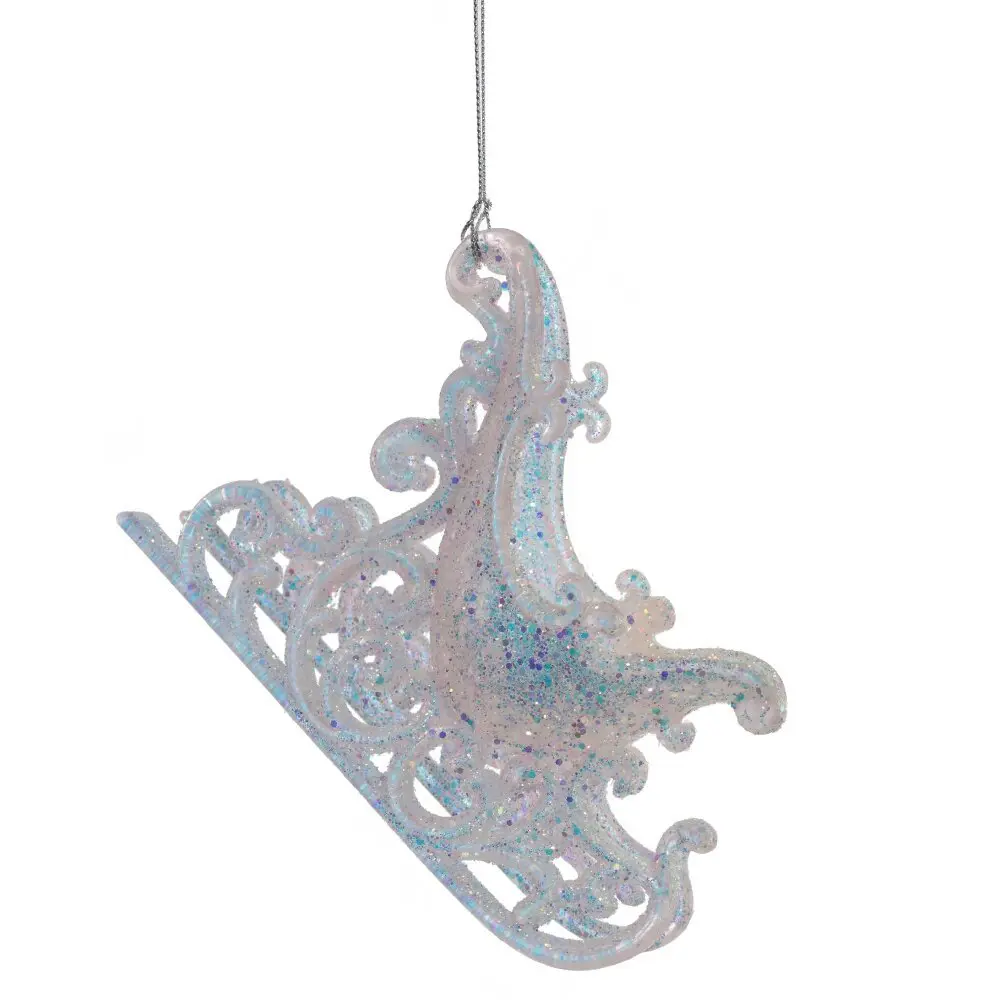 Изображение товара Елочная игрушка 812526 10.5 см x 4 см белый