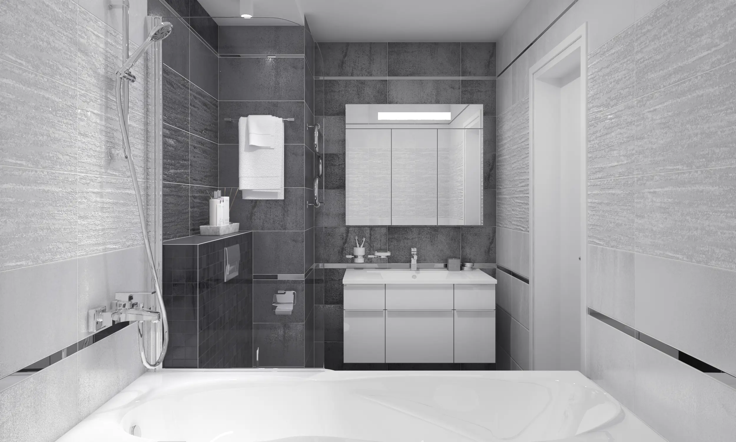 Изображение товара Керамическая плитка LAPARET Metallica чёрный 34011 25x50, цена за упаковку