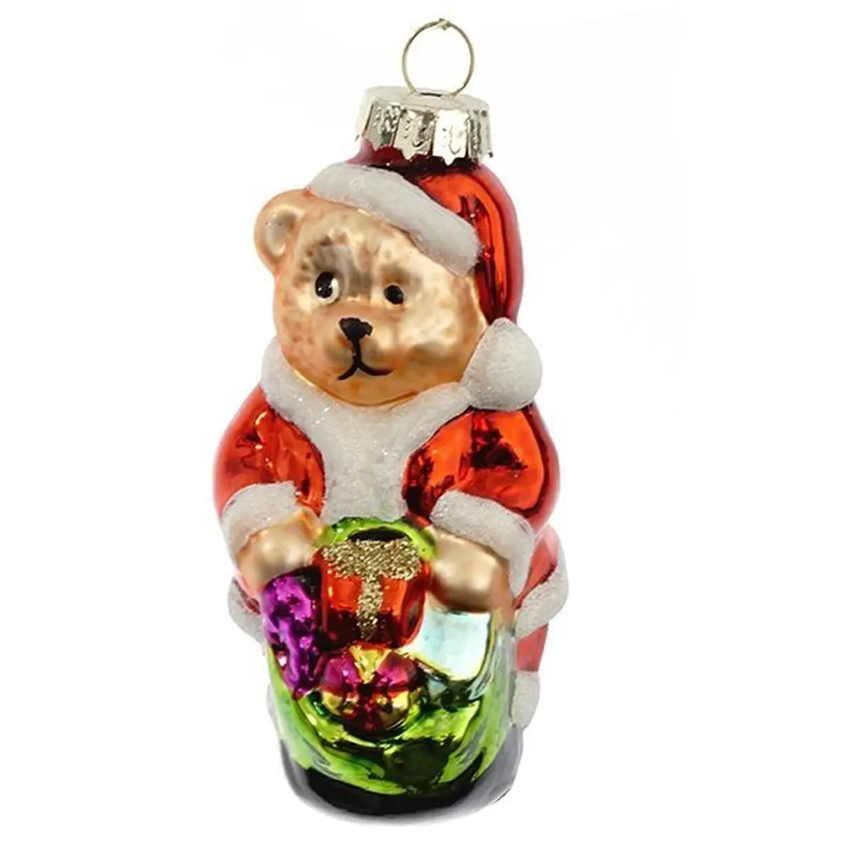 Изображение товара Елочная игрушка Мишка 256369 9.5 см х 5 см разноцветный