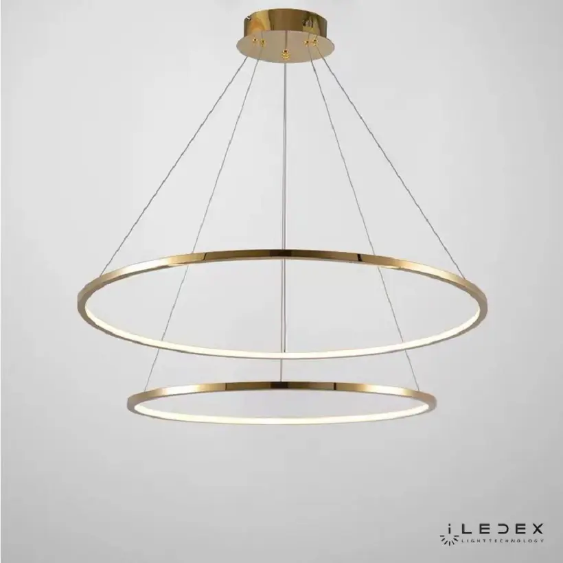 Изображение товара Подвесная светодиодная люстра Iledex Axis 10112p/2-39W 3000K латунь