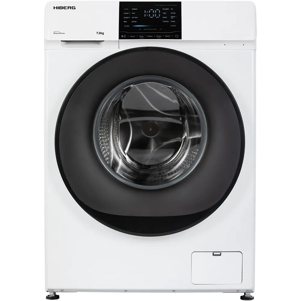 Изображение товара Стиральная машина Hiberg i-DDQ6 712 W 7 кг 60x85x51 см белая