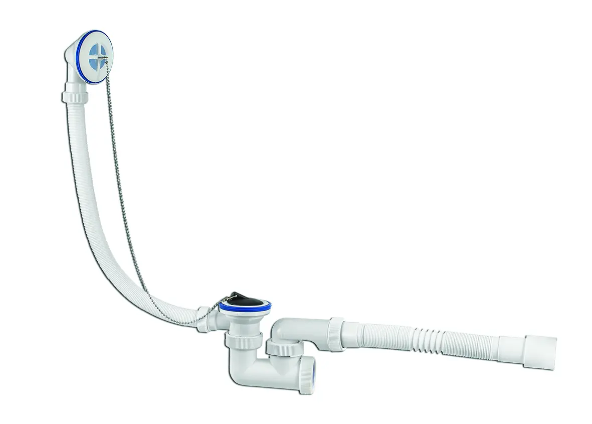 Изображение товара Сифон для ванны Virplast D40 мм белый 6345