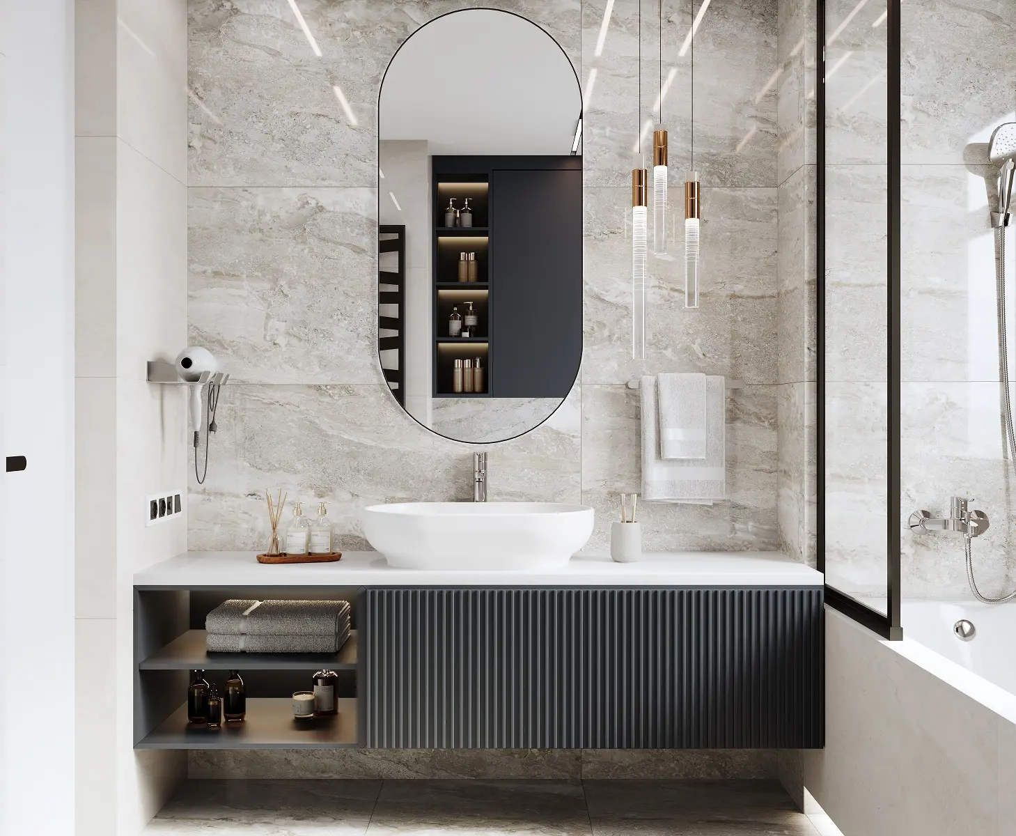 Изображение товара Керамогранит Laparet Energy gris x9999299100 59.5x119.1см 2.151 м² цвет серый gris, цена за упаковку