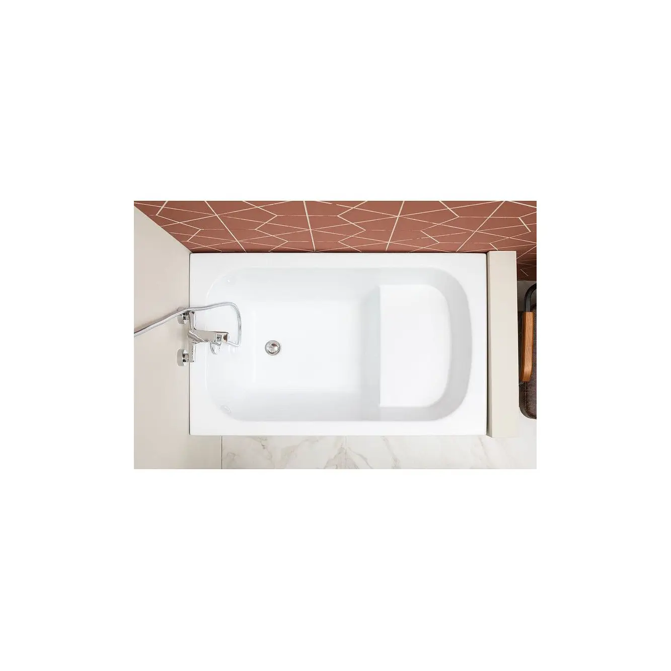 Изображение товара Прямоугольная ванна Aquanet 00347170 акрил 110x70см