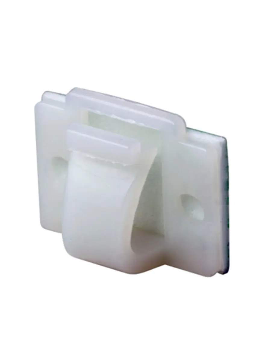 Изображение товара Самоклеящаяся монтажная площадка Rexant 20x14 мм с клипсой для шлейфов 100 шт.