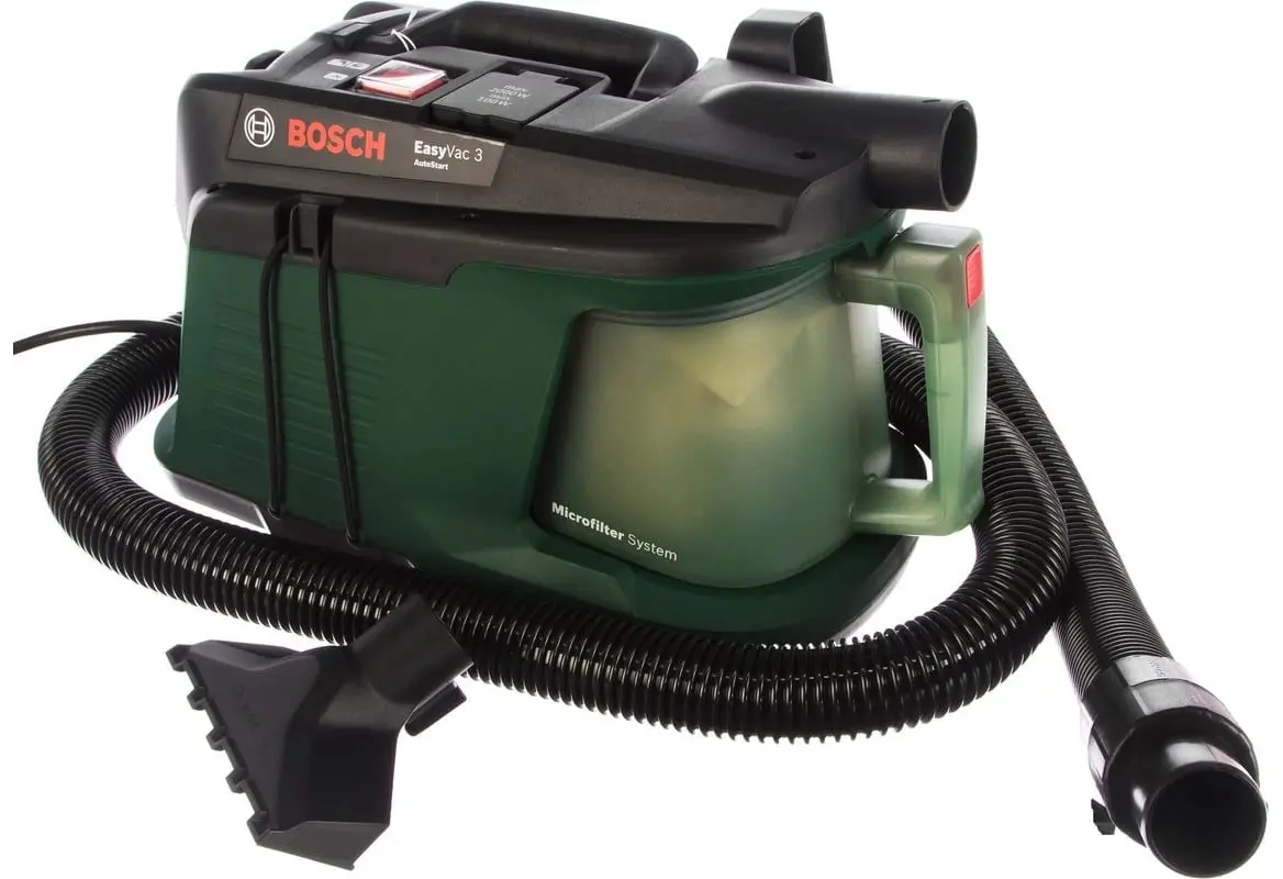 Изображение товара Пылесос строительный Bosch EasyVac3 06033D1000, 700 Вт, 2 л
